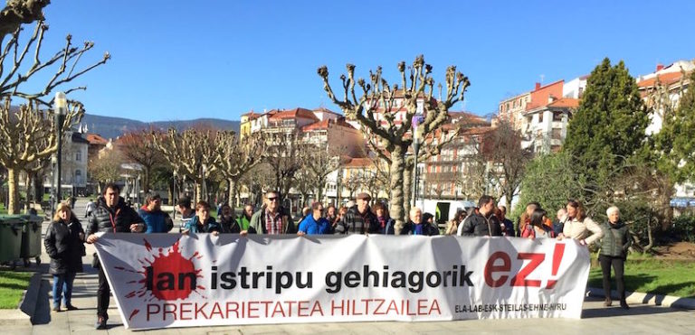 Arrantzaleen bizia dago armadoreen interes ekonomikoen gainetik