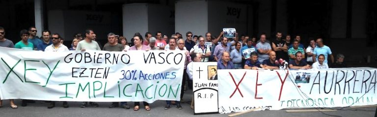 Un proyecto que garantizara el empleo en XEY sería la salida más beneficiosa tanto para trabajadores y trabajadoras, acreedores y la comarca de Urola Kosta