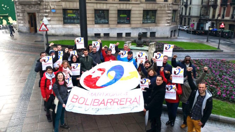 Bat egin dugu Bolibarren antolatutako elkartasun egunarekin, Hugo Chavezen heriotzaren 5. urtemuga dela eta