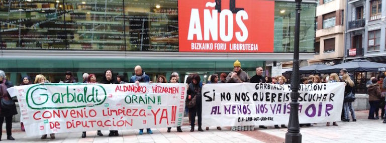 Denuncian la falta de consideración de Garbialdi hacia sus trabajadoras y trabajadores