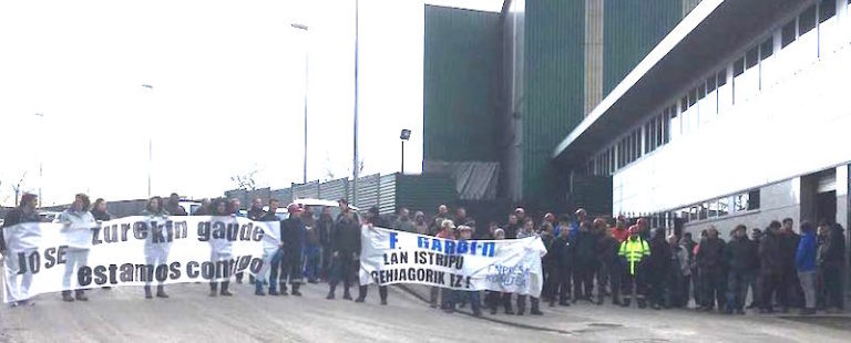 Las y los trabajadores de Fundiciones Garbi se movilizan contra los accidentes laborales