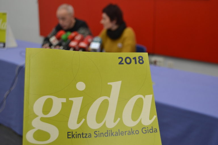 Hemos presentado la «Guía de acción sindical», instrumento de lucha contra la precariedad