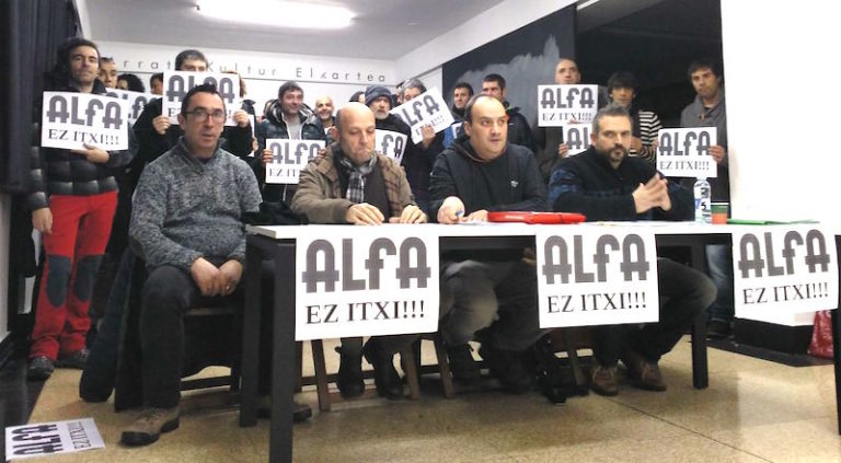 Las y los trabajadores de Alfa piden transparencia en la gestión del expediente
