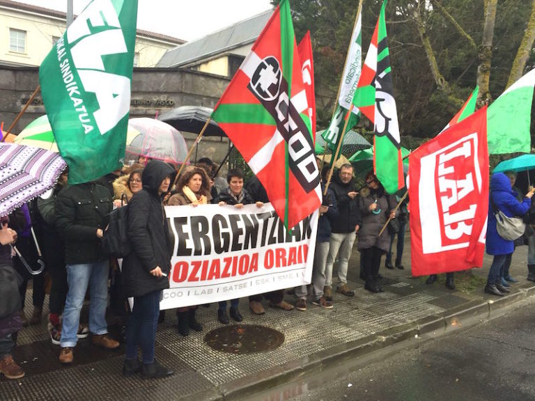 Continúan las movilizaciones contra las imposiciones en Emergencias de Osakidetza y para impulsar un proceso negociador