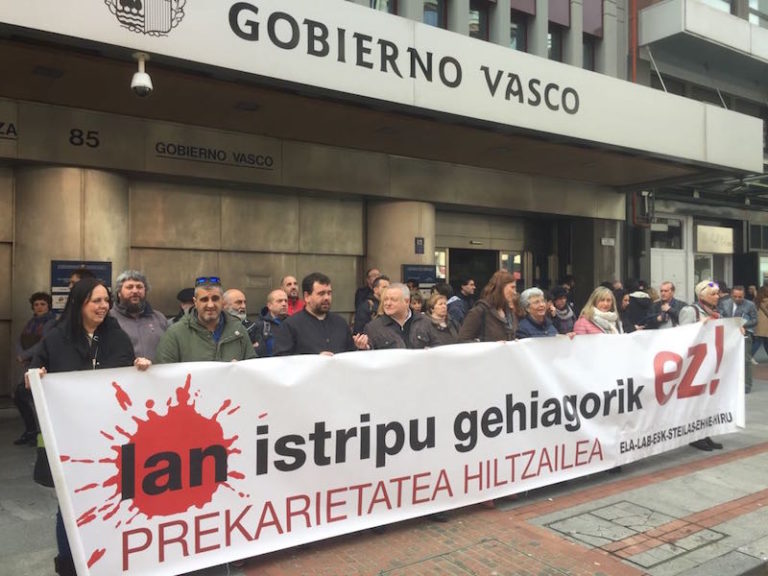 Azken lan heriotza salatu dugu Bilbon