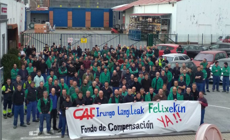 Amiantoaren ondorioz gaixotutako Felix Vazquez gogoan izan dute Irungo CAFen