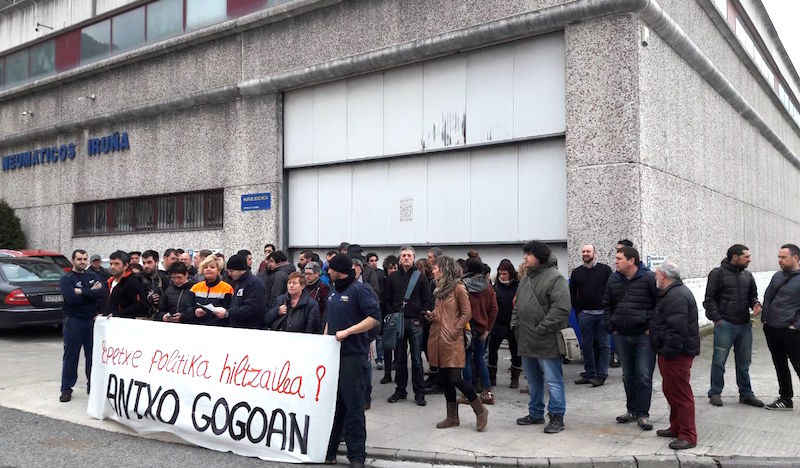Concentraci&oacute;n convocada en Irurtzun.