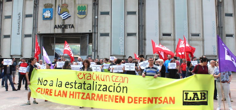 Concentraci&oacute;n convocada el viernes en Donostia.