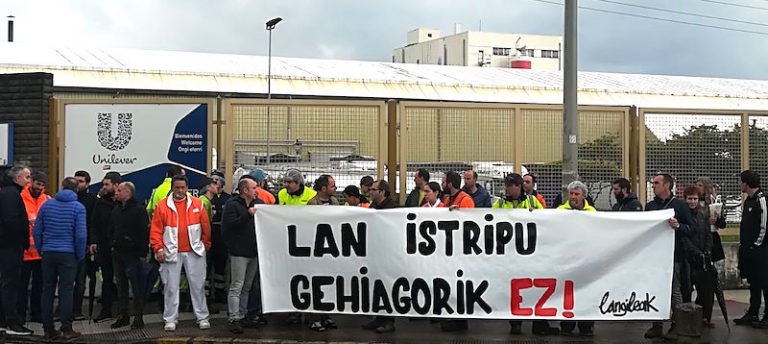 Lan heriotzak salatu dituzte Leioan