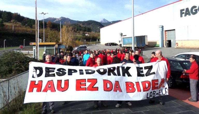 Rechazamos la ejecución del despido de los y las trabajadoras de Edesa Industrial y Geyser-Gastech