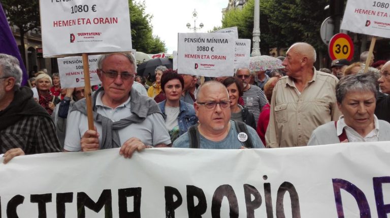 Pentsioen defentsan irten gara berriro kalera