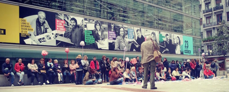 Garbialdiko langileek hirugarren greba eguna egin dute