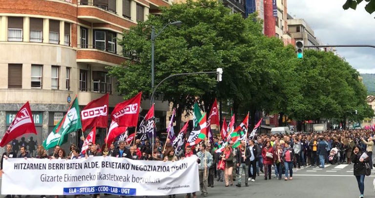 La huelga en los centros privados de Iniciativa Social de la CAV ha tenido un seguimiento del 65%