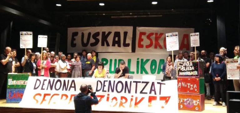 Nos movilizaremos el viernes en favor de la escuela pública y en contra de la segregación