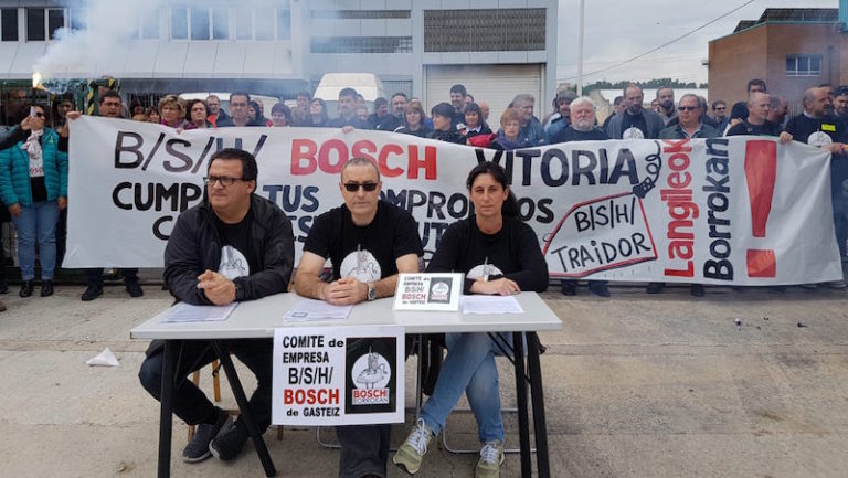 Retoman las movilizaciones en BSH de Gasteiz