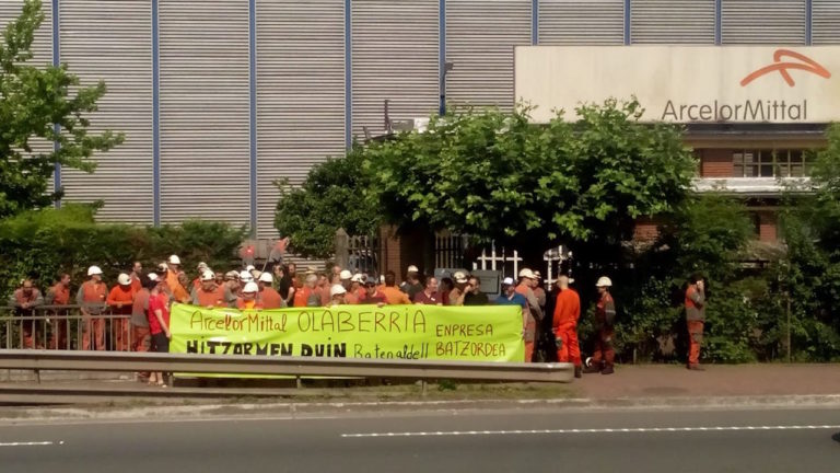 Arcelor Mittal Olaberria en lucha, por un convenio digno