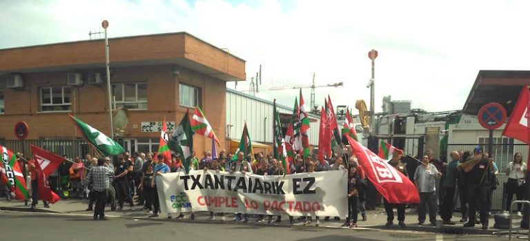 Las y los trabajadores de limpieza viaria de Gasteiz convocan una semana de huelga