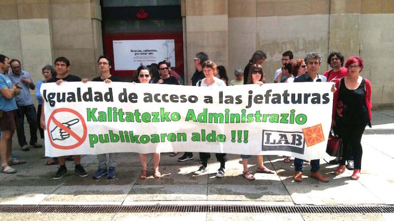 Hemos pedido al Gobierno de Navarra una igualdad real en los procesos para obtener las jefaturas de Administración