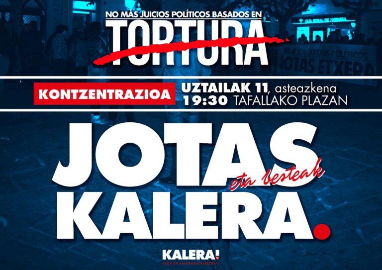 Jotasen aldeko kontzentrazioa Tafallan