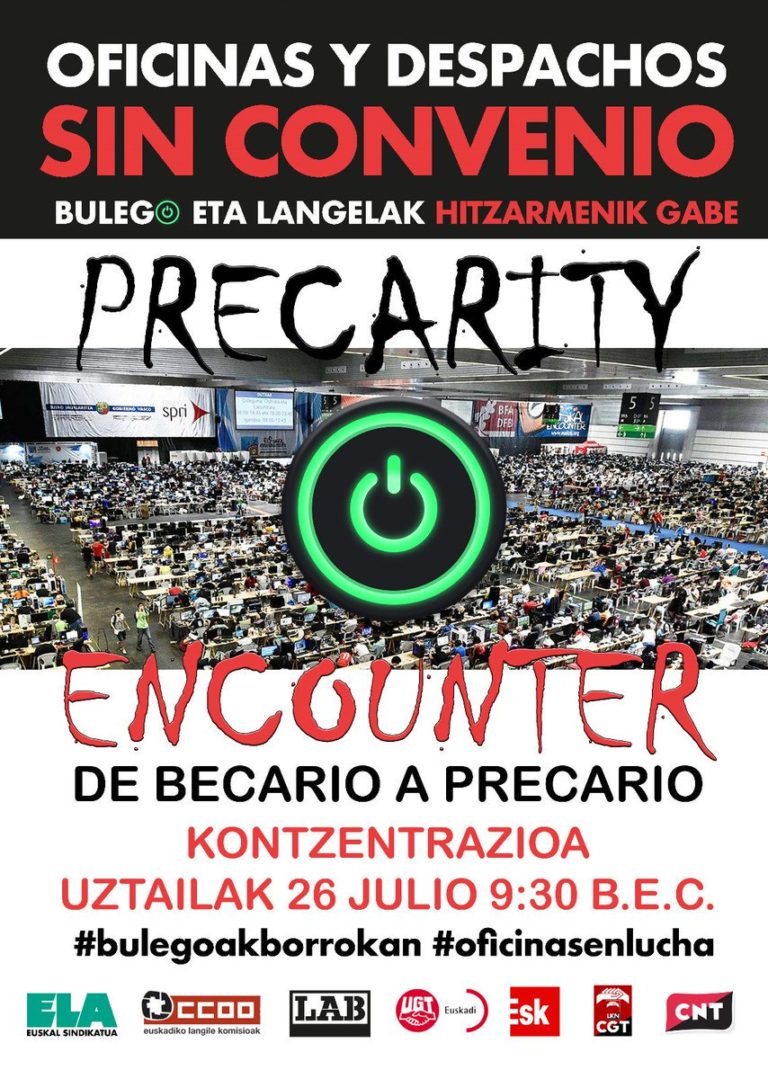Oficinas y Despachos de Bizkaia, por qué lo llaman negociación colectiva cuando quieren decir chantaje