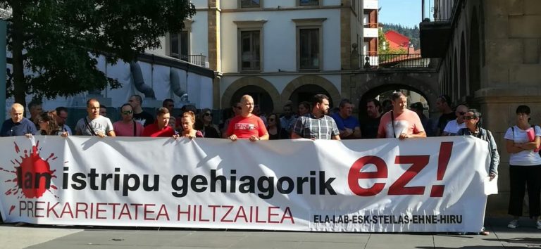 Azken lan heriotza salatu dugu Zornotzan