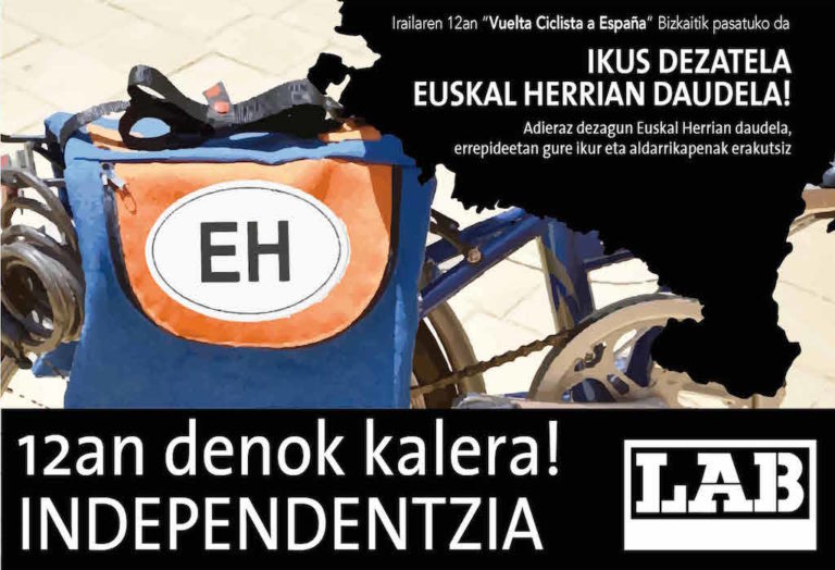 Euskal Herrian dagoela adieraziko diogu Espainiako Itzuliko tropelari, asteazkenean