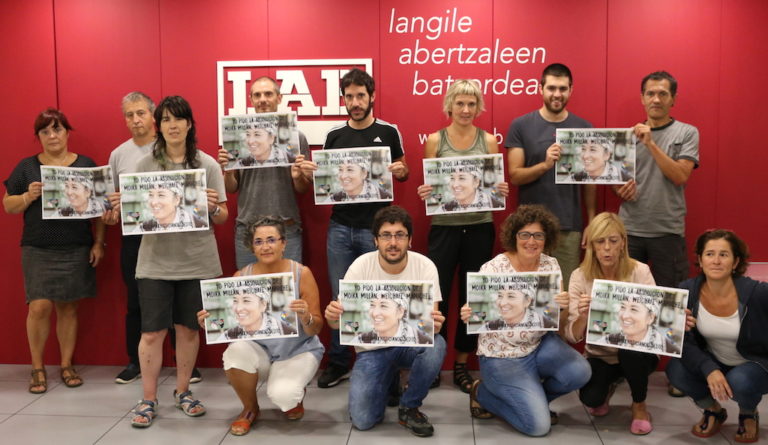 Elkartasuna adierazi diogu Moira Millani