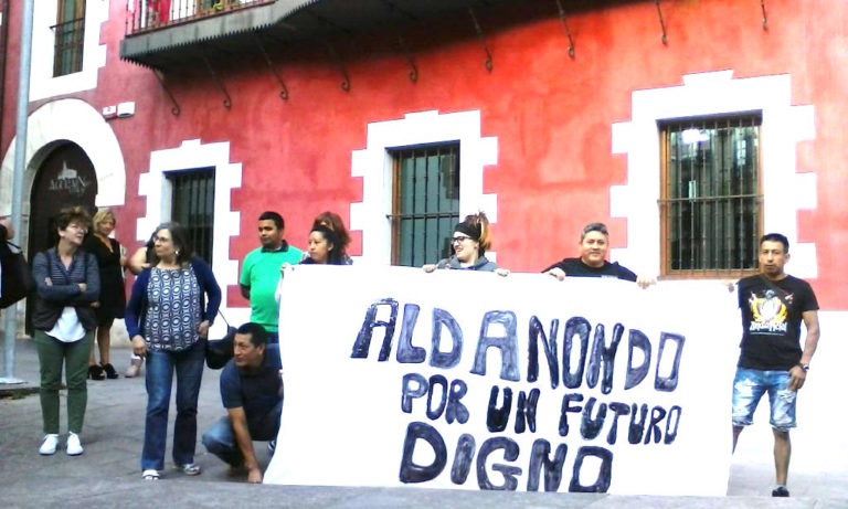 Queremos denunciar la incertidumbre en la que se encuentran las y los trabajadores de Aldanondo
