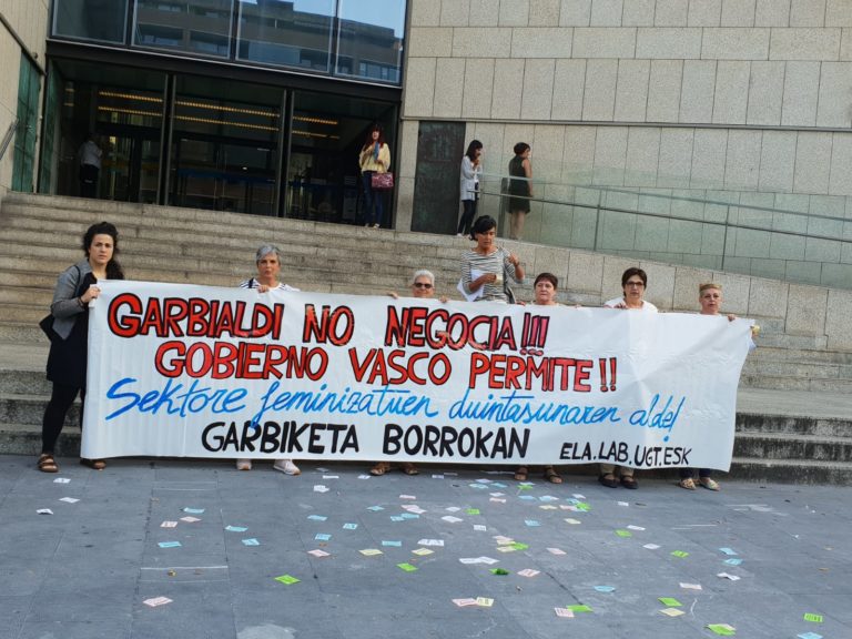 Donostian eta Eibarren salatu dugu Garbialdiren jarrera