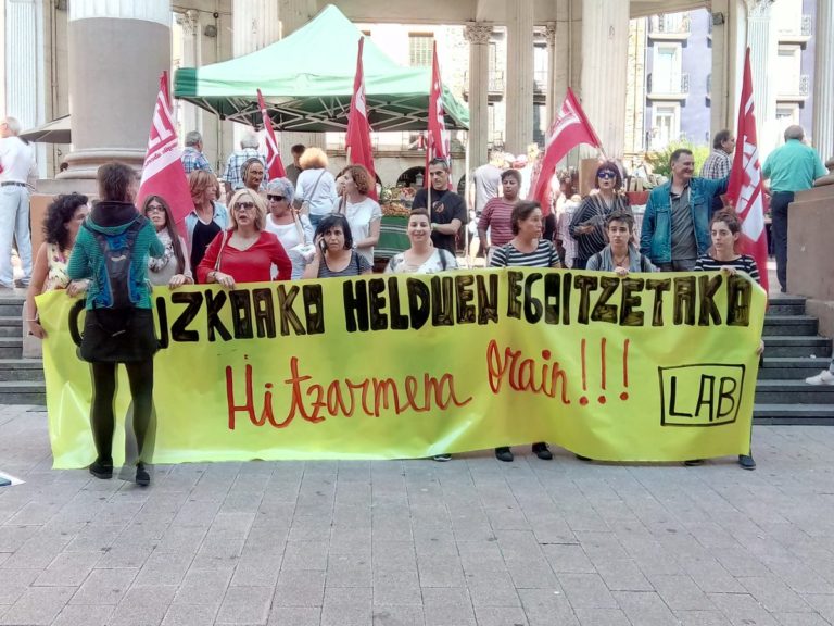 Gipuzkoako helduen egoitzetako hitzarmena aldarrikatu dugu Goierrin
