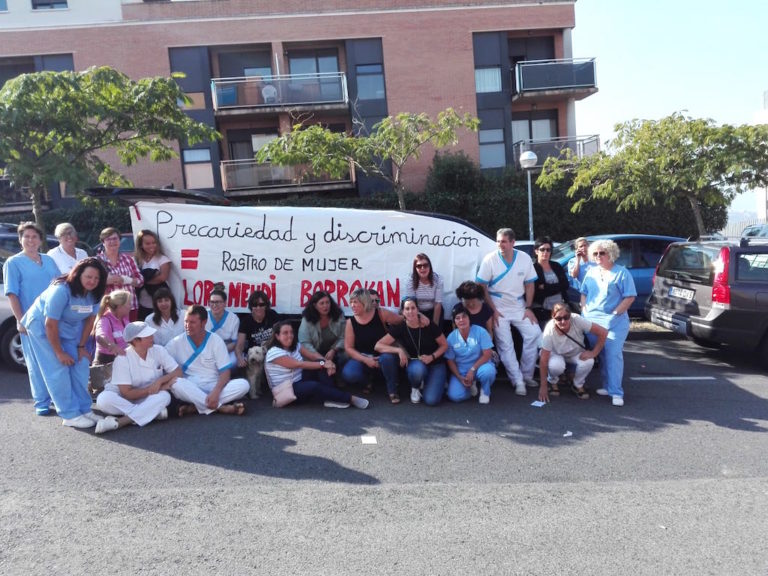 Mobilizazioekin jarraitzen dute Sanitas Loramendiko langileek