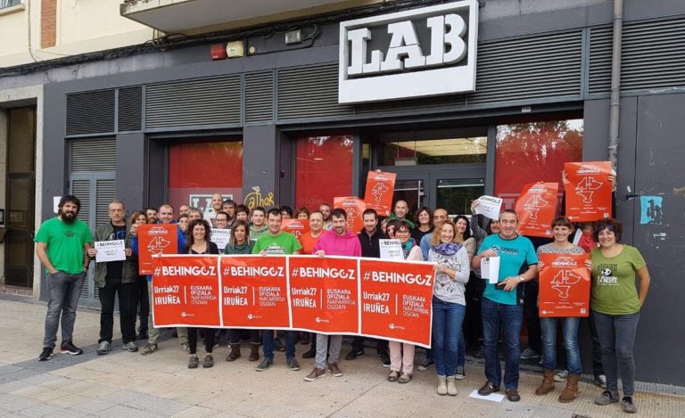 [IRITZIA] «Euskara Nafarroa osoan #behingoz ofiziala izan dadin»