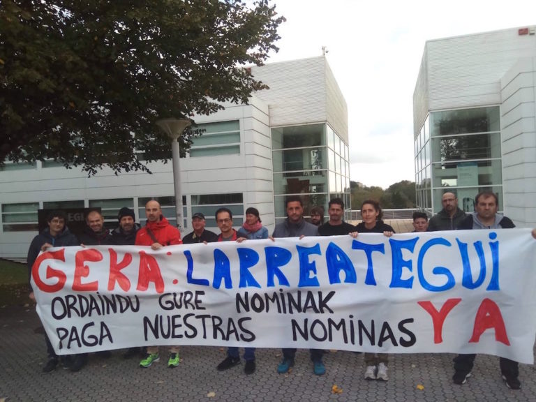 La plantilla de Geka pide la mediación de Adegi para poder cobrar su sueldo