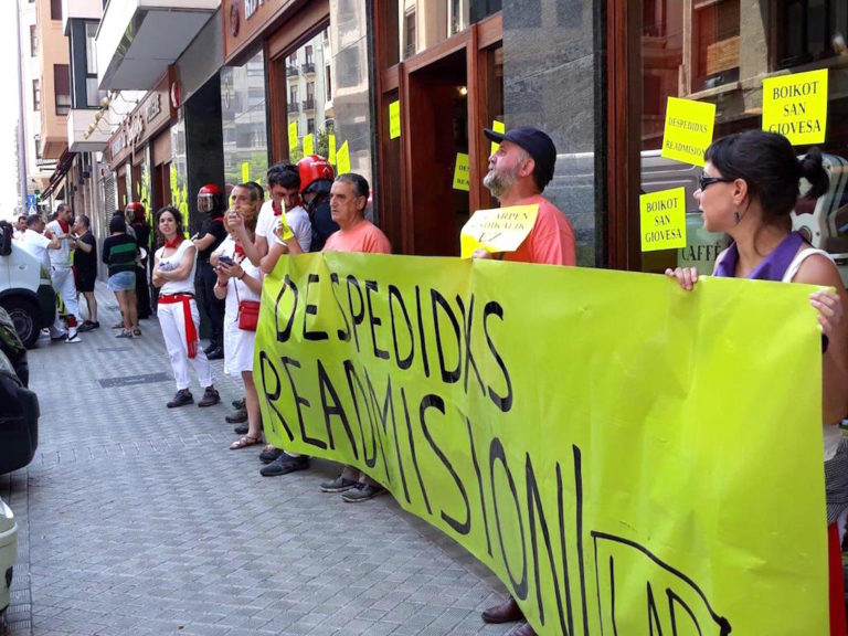 La Sangiovesa de Iruñea ha tenido que rectificar y ha aceptado todas las exigencias de los trabajadores
