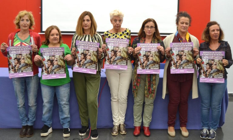 Convocan 13 días de huelga en el servicio de ayuda a domicilio de Bizkaia