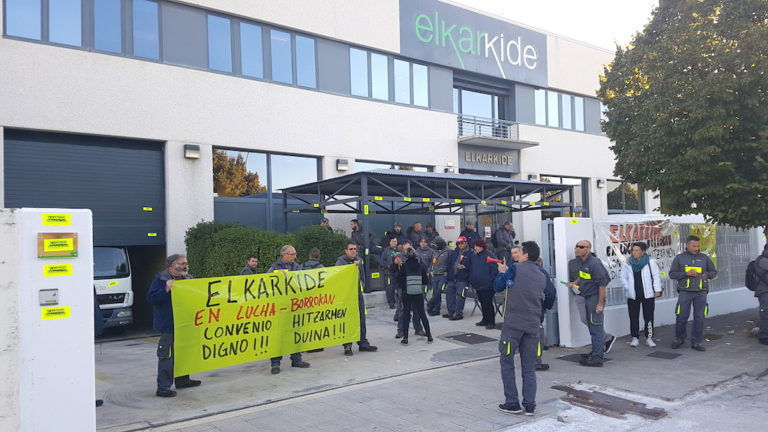 El comité de empresa de Elkarkide realiza una nueva propuesta a la direccion de la empresa para el desbloqueo de la negociación del convenio