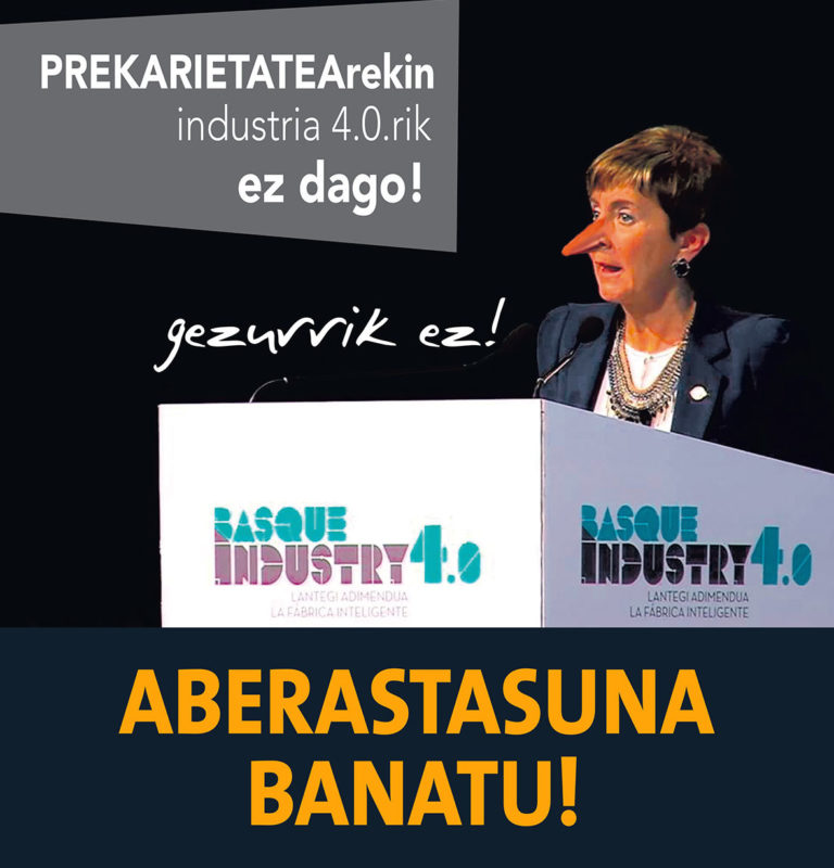 [IRITZIA]: “Basque Industry 4.0. Propaganda gutxiago eta industria politika gehiago”