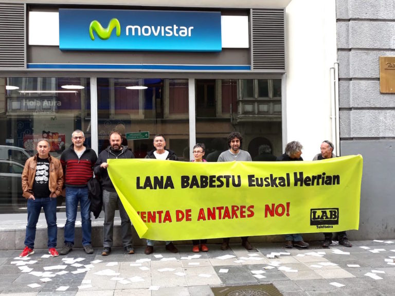 Hemos realizado paros de dos horas en Telefónica