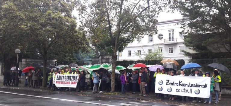 Emergencias de Osakidetza ha exigido condiciones laborales justas