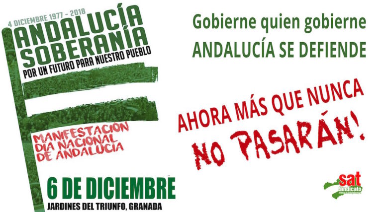 Andaluziako herriaren burujabetzaren eta askatasunaren aldeko konpromisoa berresten dugu