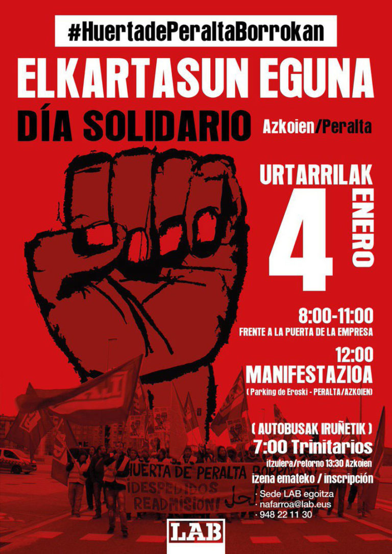 ELKARTASUN EGUNA #HuertadePeraltaBorrokan