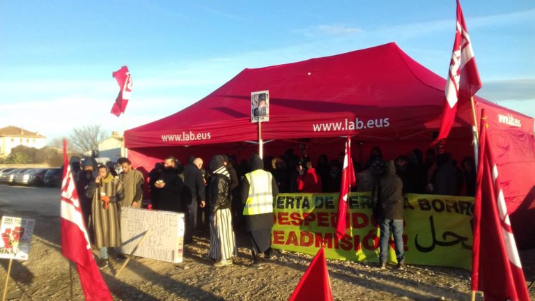 Huerta de Peraltako grebalarien aldeko beste elkartasun egun bat egingo dugu ostiralean
