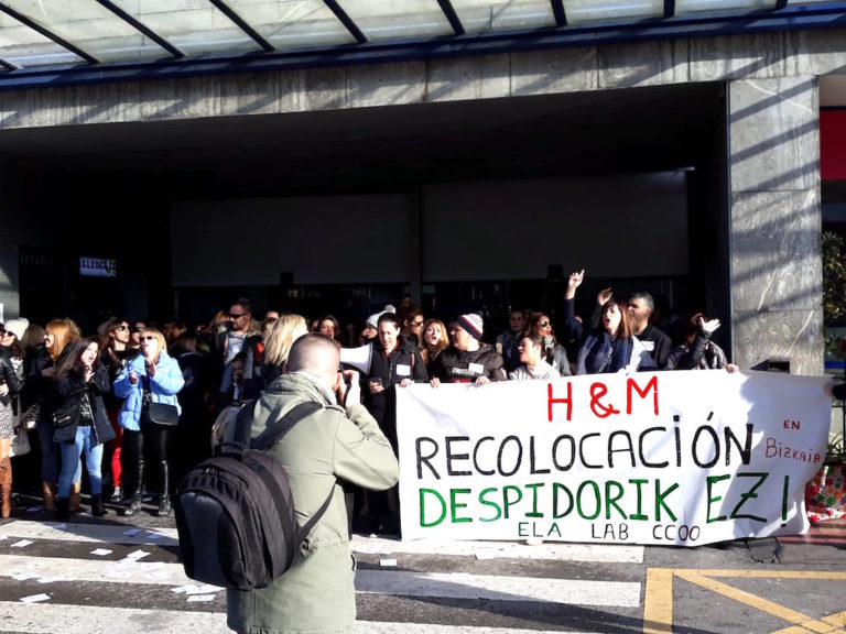 Trabajaremos en defensa del empleo ante el cierre de la tienda de H&M de Max Center, exigiendo que el ámbito de negociación se mantenga aquí