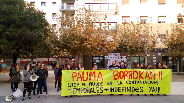 Mediante la lucha de las trabajadoras se ha conseguido que Pauma convierta los contratos eventuales en indefinidos