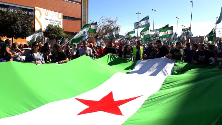 Faxismoaren eta kapitalaren kontra mobilizatu gara Sevillan