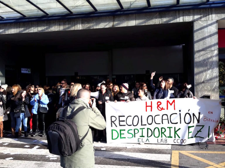 Hemos decidido no firmar el acuerdo estatal sobre el ERE de la empresa H&M
