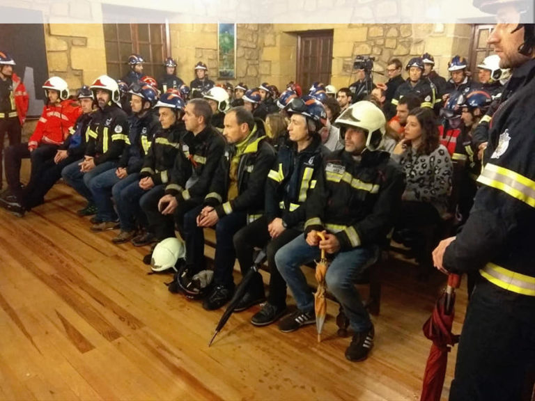 Bomberos y bomberas exigen a la Diputación de Gipuzkoa más personal