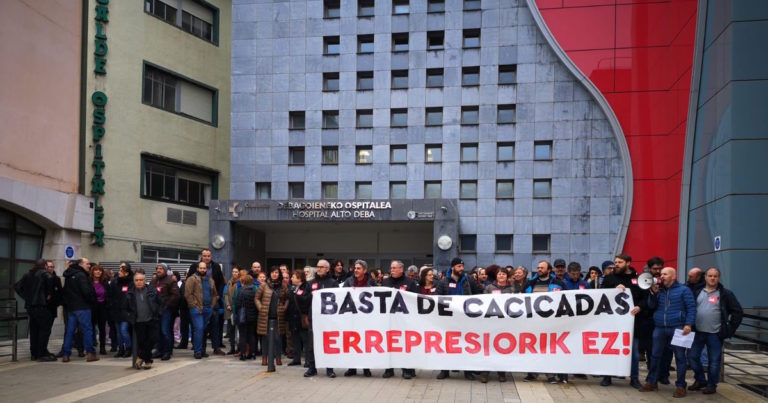 Debagoienako Ospitalean ez dugula inongo jarrera errepresiborik onartuko ohartarazi dugu