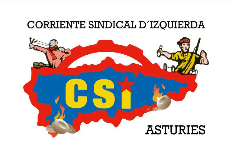 Elkartasun sindikala, Asturiesko Corriente Sindical de Izquierdas CSI-rekin Xixon-go Vausten gertatzen ari denaren aurrean