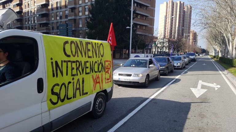 Hemos denunciado que CCOO y UGT han impedido que se abra la mesa negociadora del primer convenio de Navarra de Intervención Social y han puesto en peligro la negociación